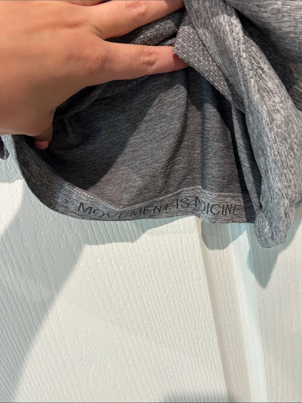 LULULEMON Women’s Short-Sleeve Performance Tee in Heather Gray